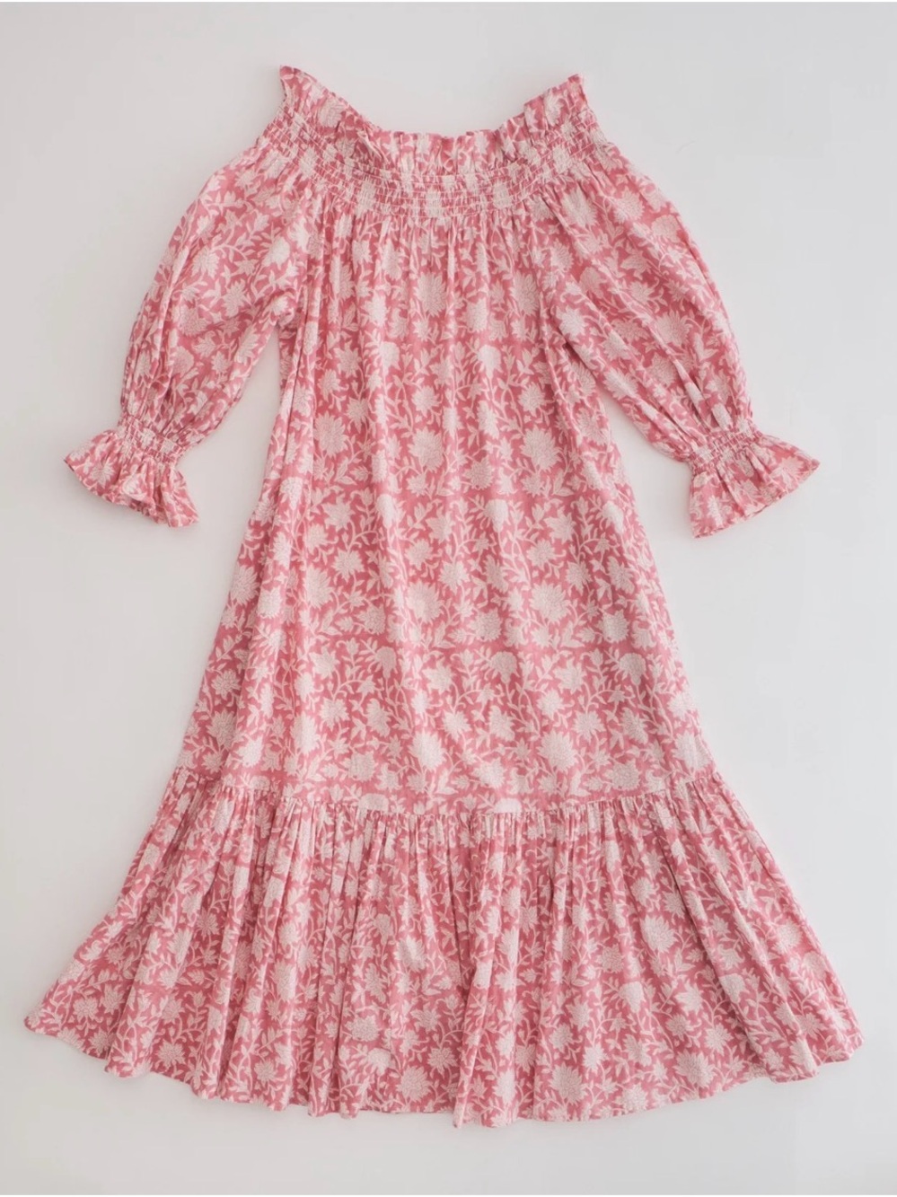 Ophelia & Indigo Astrid Dress is a signature bohemian maxi piece w/pockets - M/L